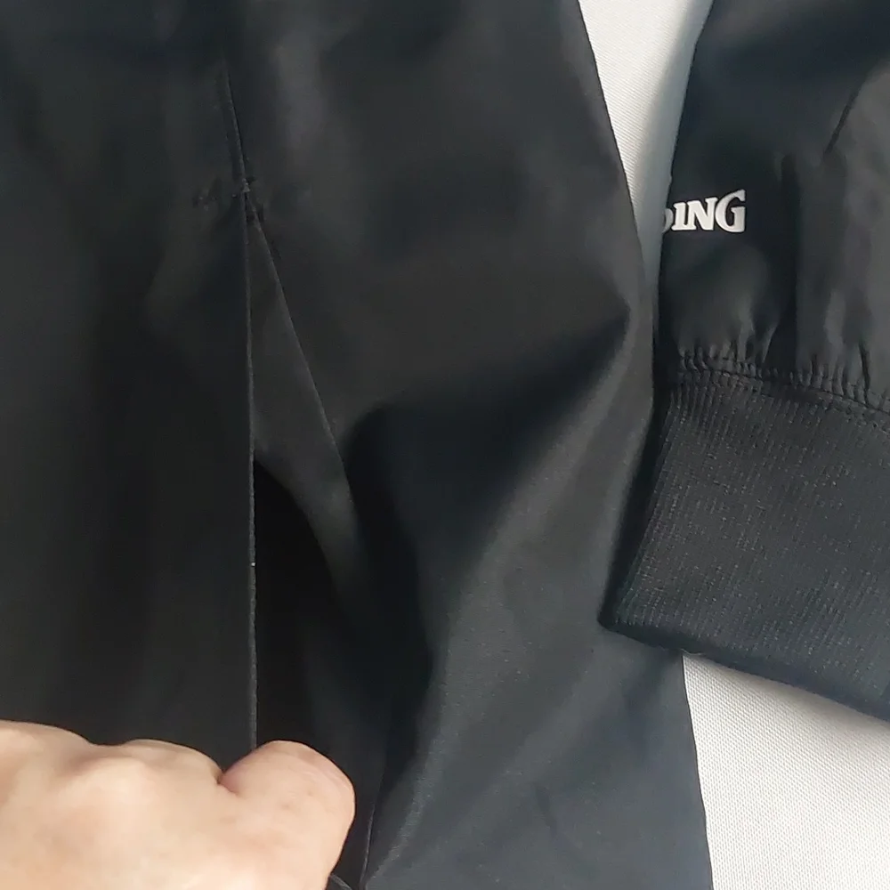 SPALDING  men's sport Jacket black size M‎ - Picture 6 of 16